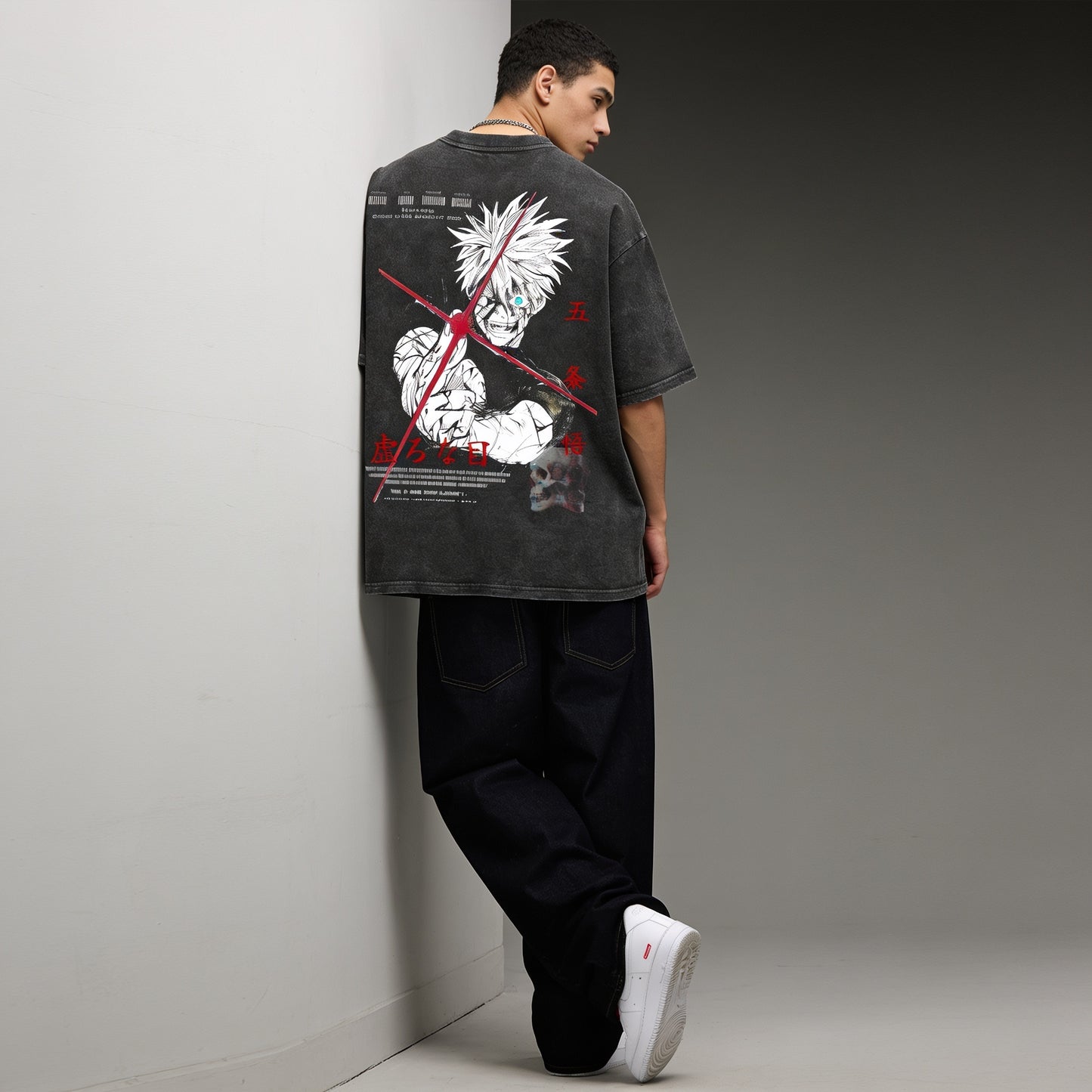 Six Eyes Crimson Vintage Tee